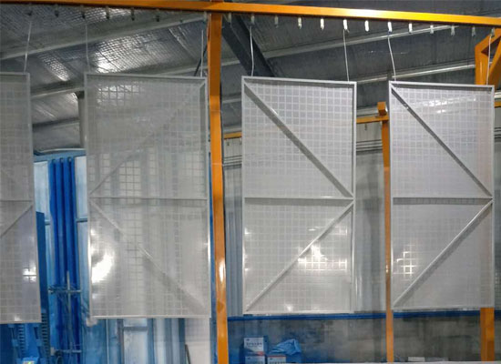 爬架網(wǎng)噴塑